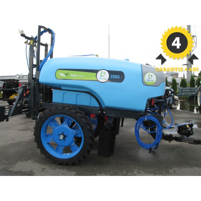 Erbicidator Bufer tractat 2000 litri ThreeJet, lanci Caffini 18m